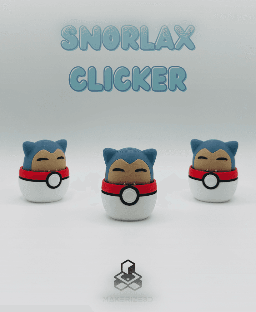 Snorlax Fidget Clicker 3d model