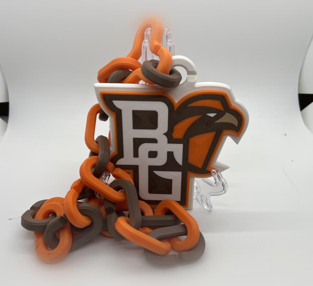 Bowling Green Falcons Oversized Chain 3d model