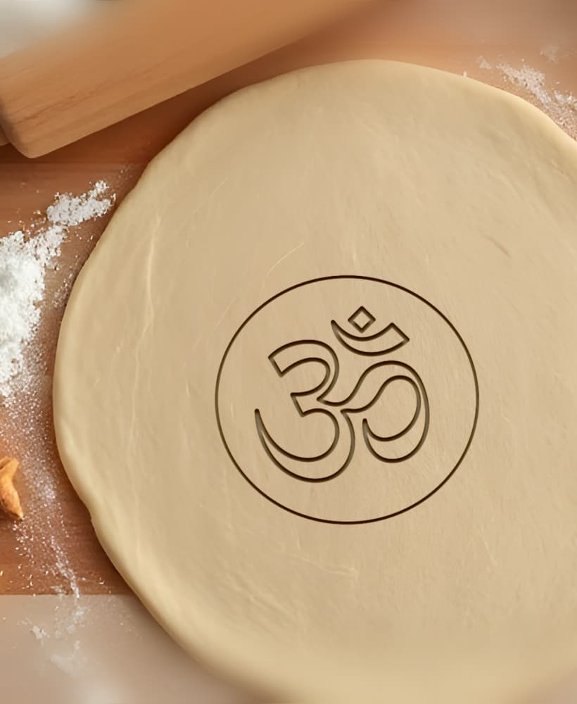 Om Cookie Cutter, Biscuit Cutter 3d model