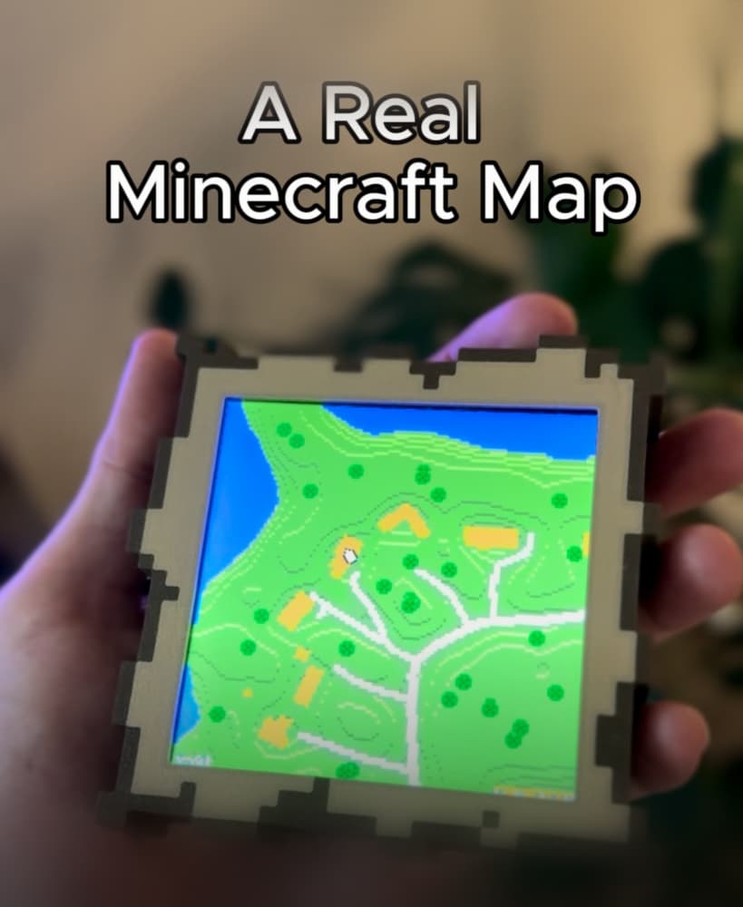 Working Minecraft Map 3d model