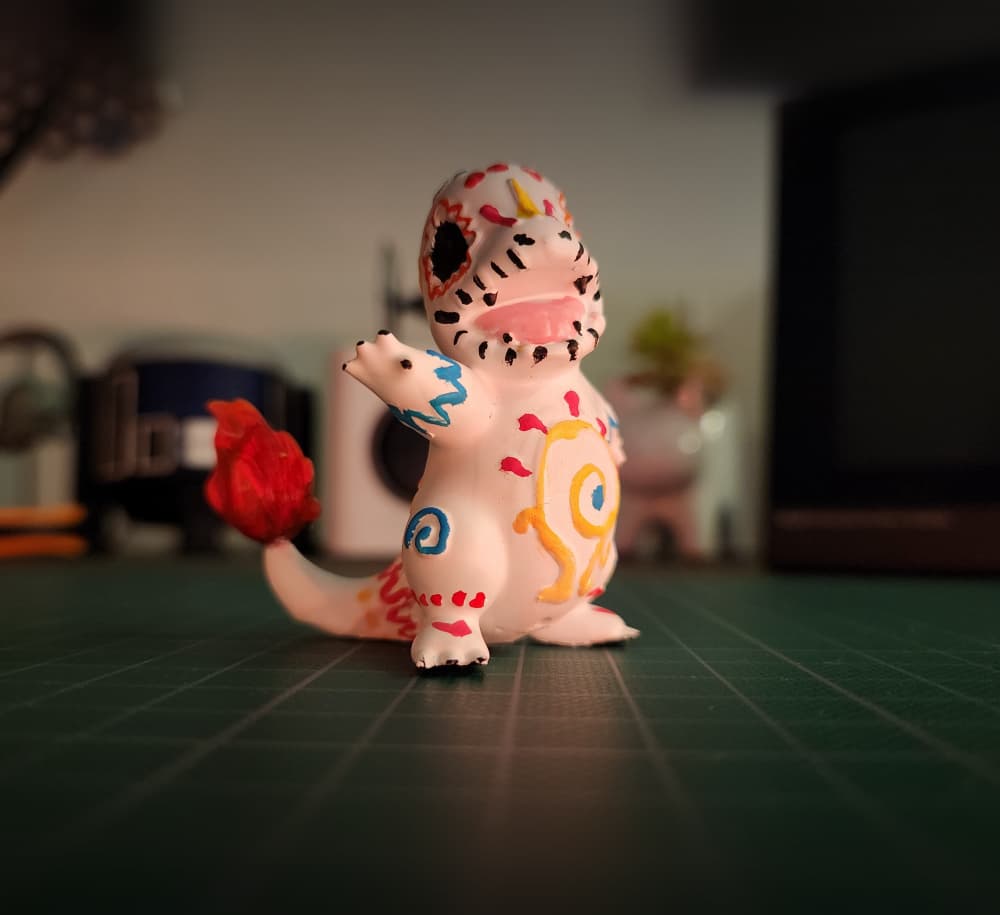Charmander - Dia de Muertos - Day of the Dead 3d model