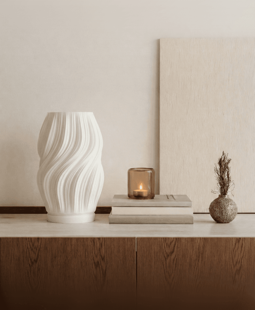 Silk - Textured Ambient Lamp Shade 3d model