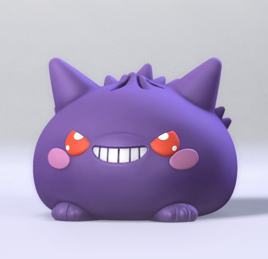 PokeBao Gengar 3d model