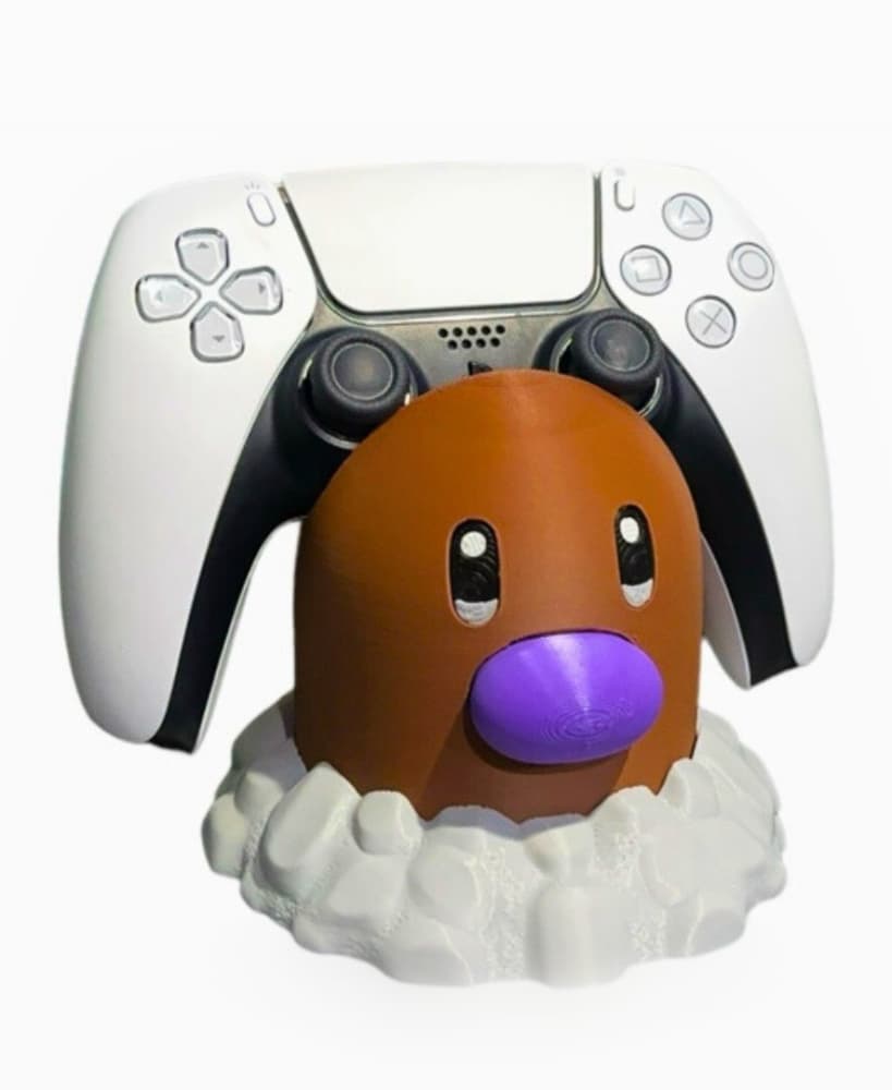 Diglett – By Colors (Controller Holder Option) 3d model