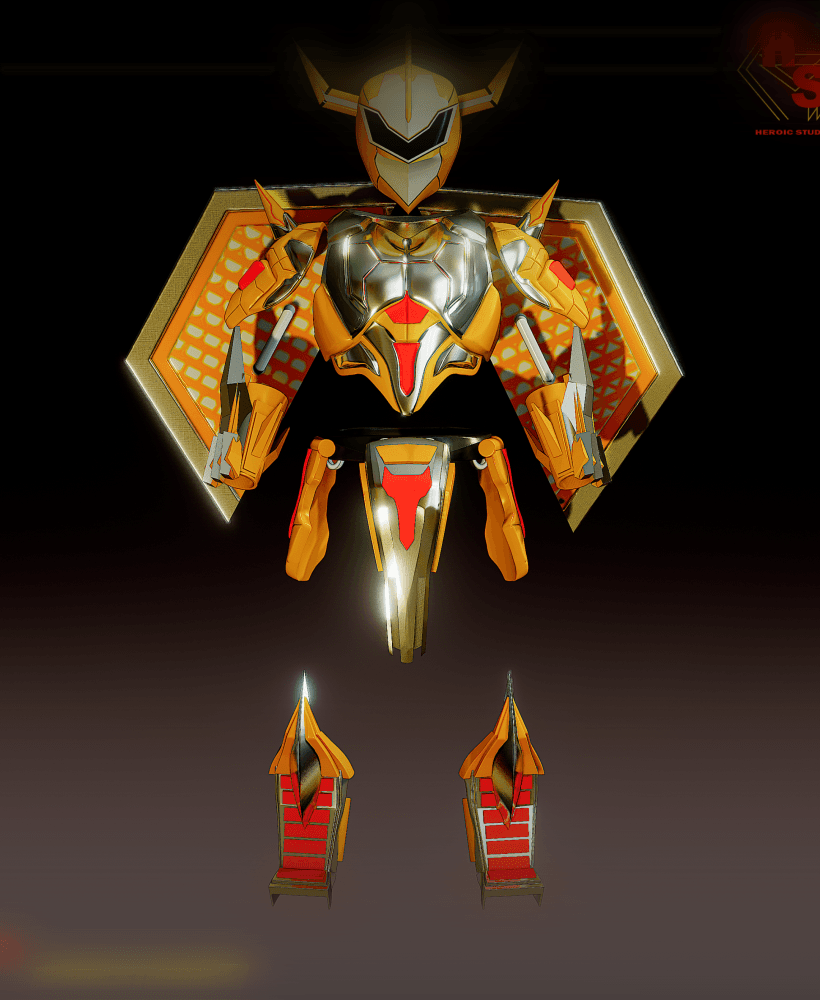 Wargreymon Tokusastu Armor 3d model
