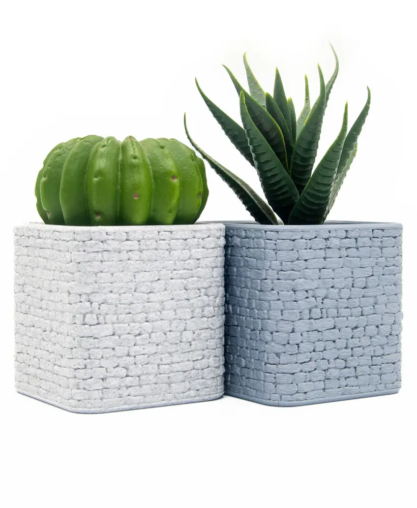 Stone Wall Planter 3d model
