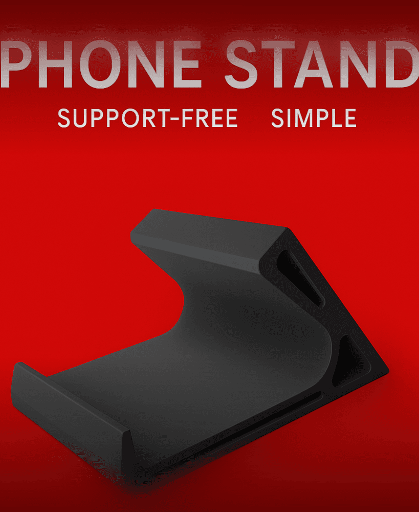 Modern Phone Stand 3d model