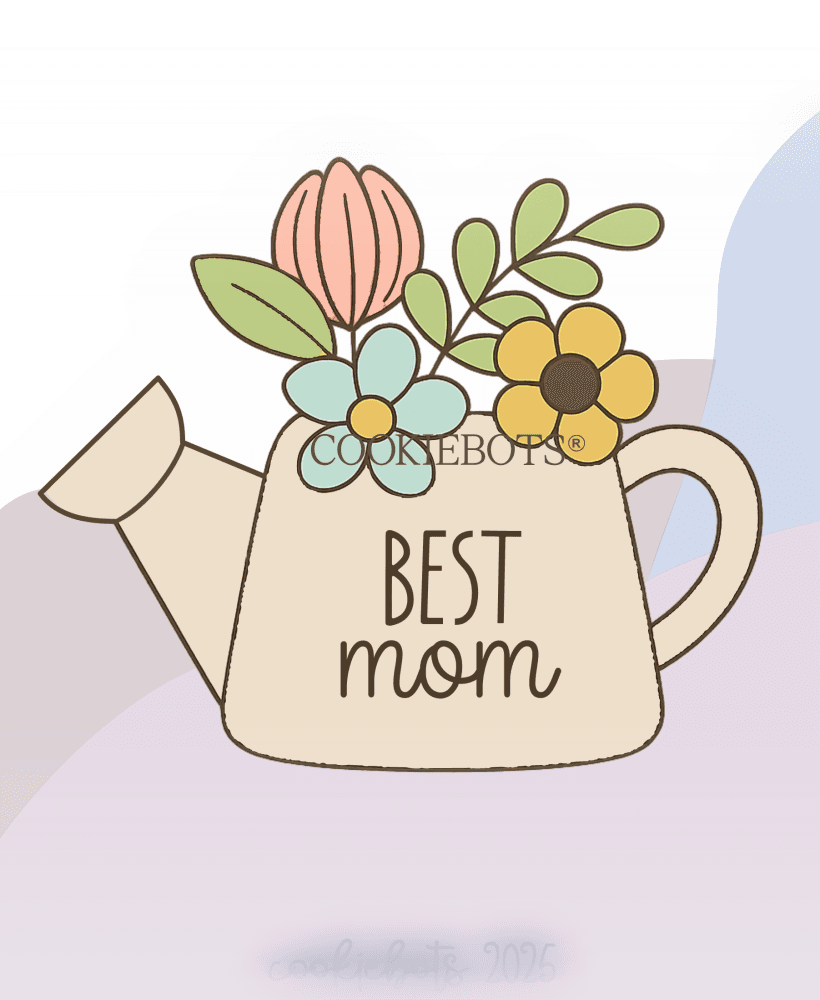 Regadera Flores STL / Watering Can 3d model
