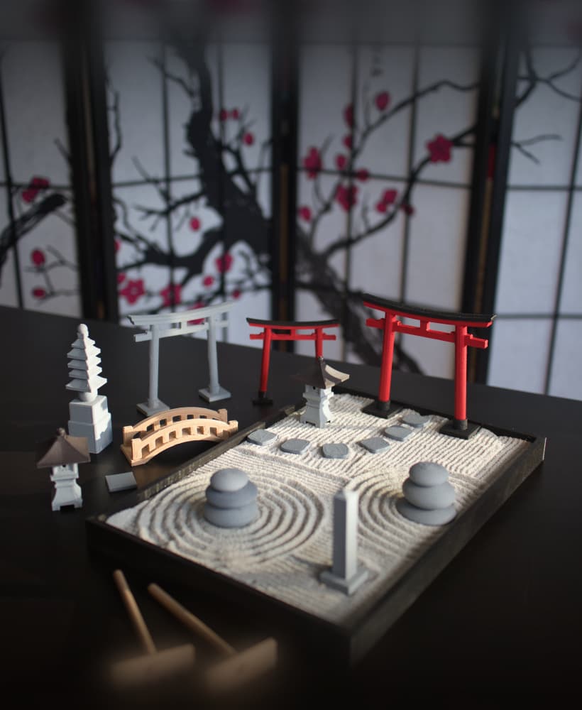 Zen Garden 3d model