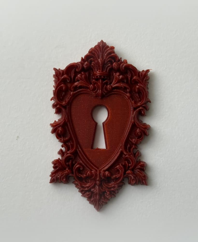 Romantic Escutcheon Victorian Gothic Wall Decor Vintage Dark Academia Decor 3d model