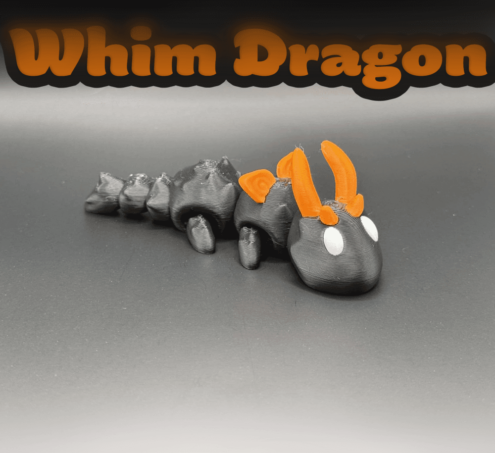 Articulated Whim Dragon Flexi by Salvadori3D 3d model