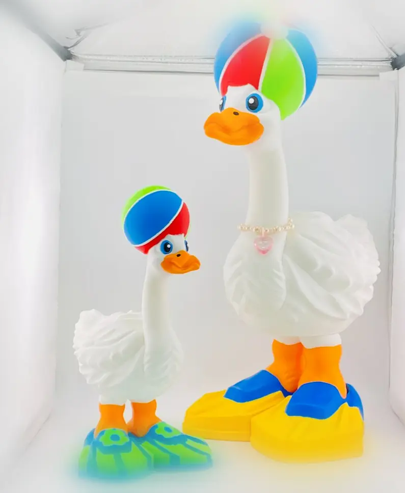 Beach Ball and Flippers Goose Gear for Porch Goose 3d model