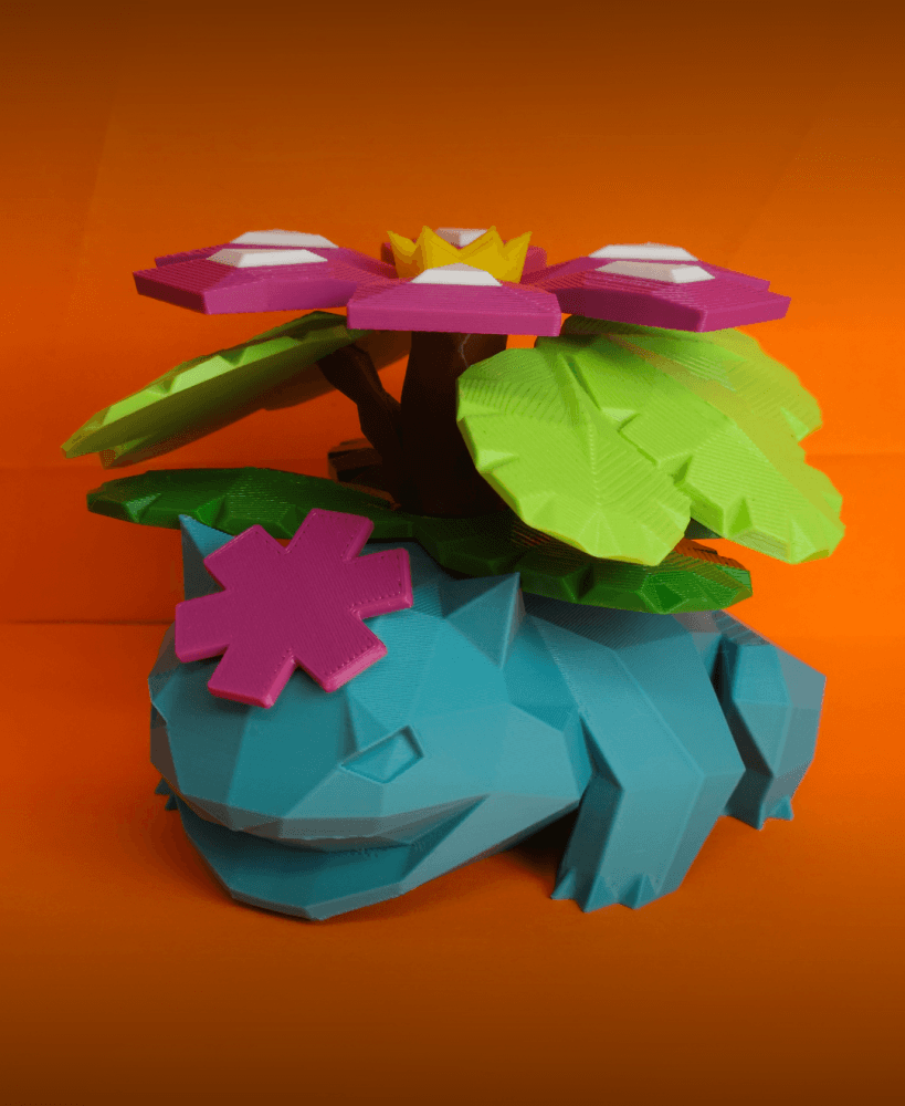 Mega Venusaur Low Poly Pokemon 3d model