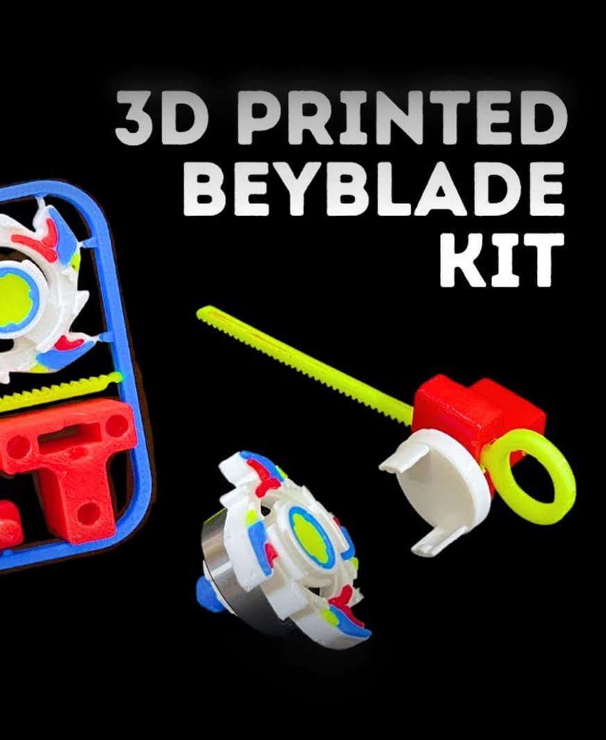 3D printable Bayblade card by Toast 3d model