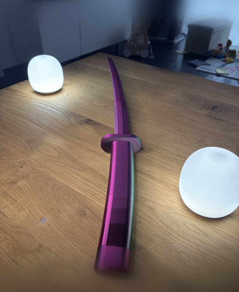 Collapsing Katana Sword 3d model