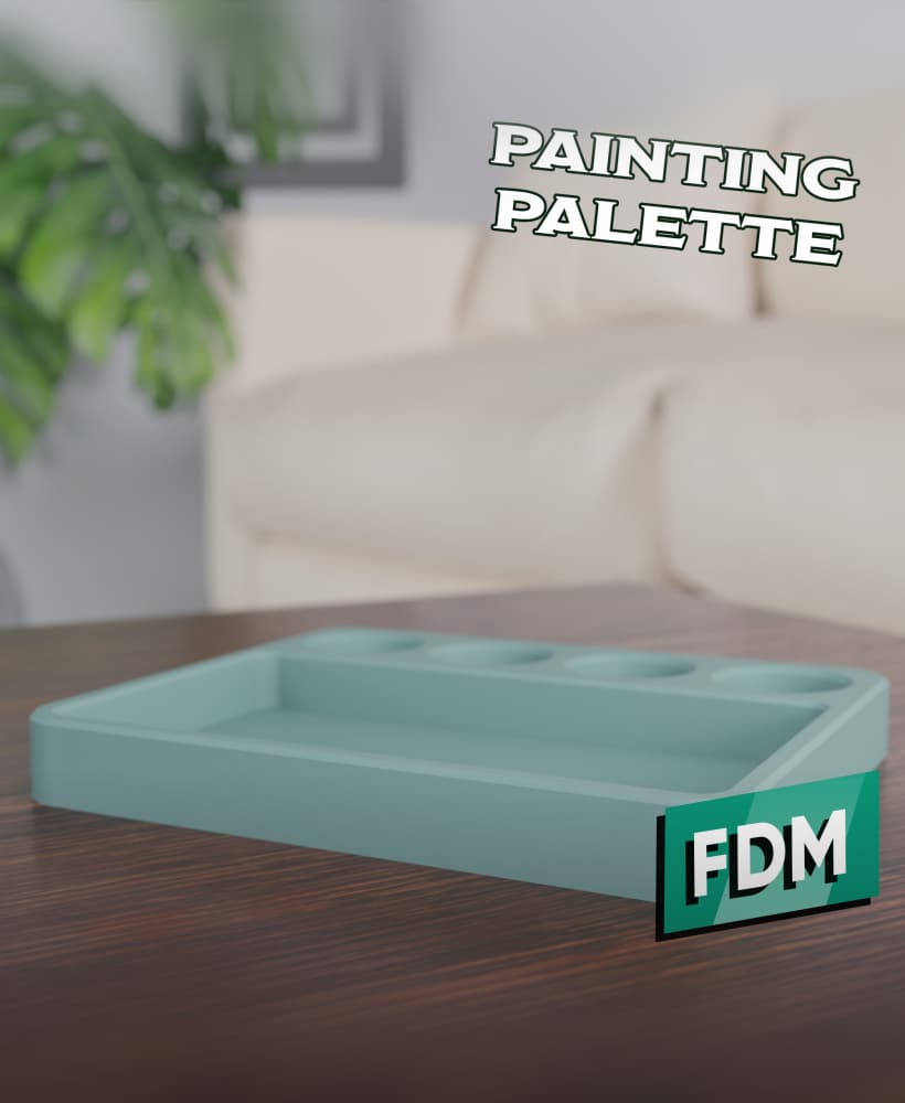 RPG - Painting Palette 3d model
