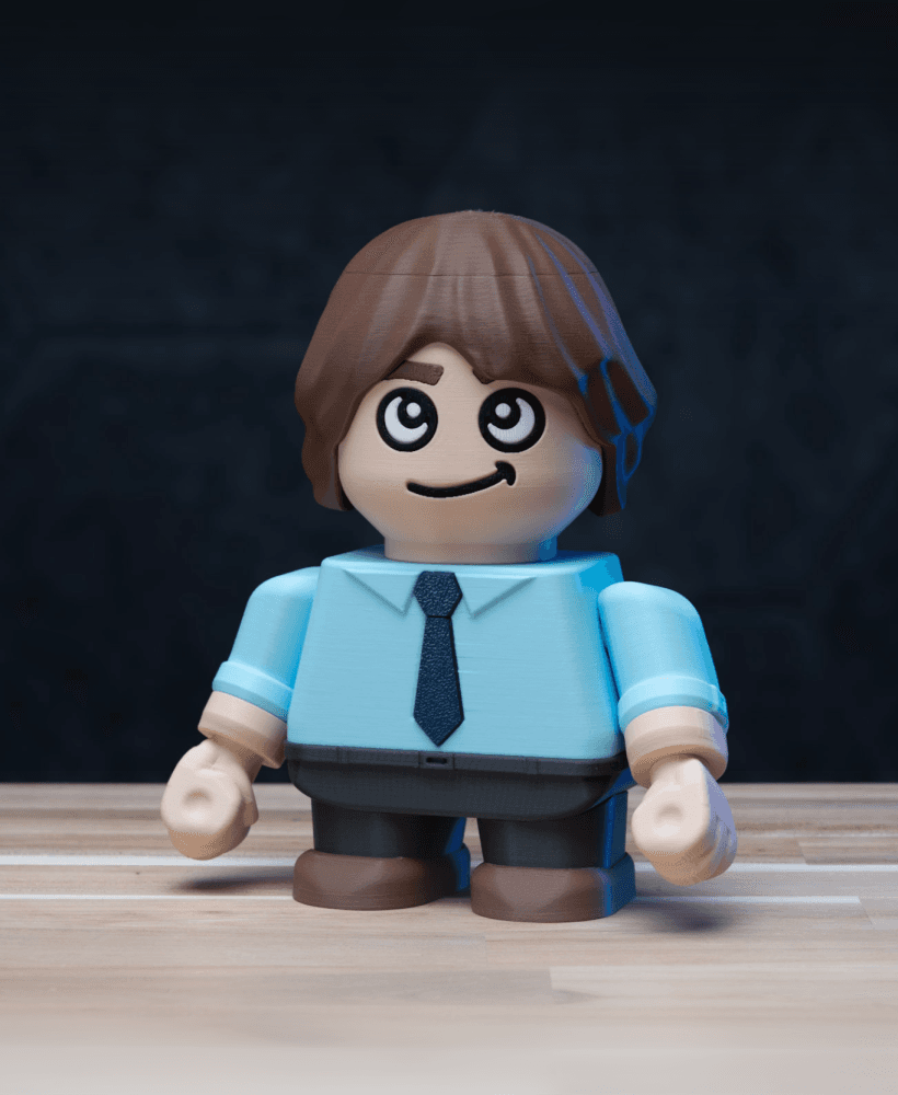 Jim Chunkpert - The Office Kit | No Supports, No AMS, No Glue 3d model