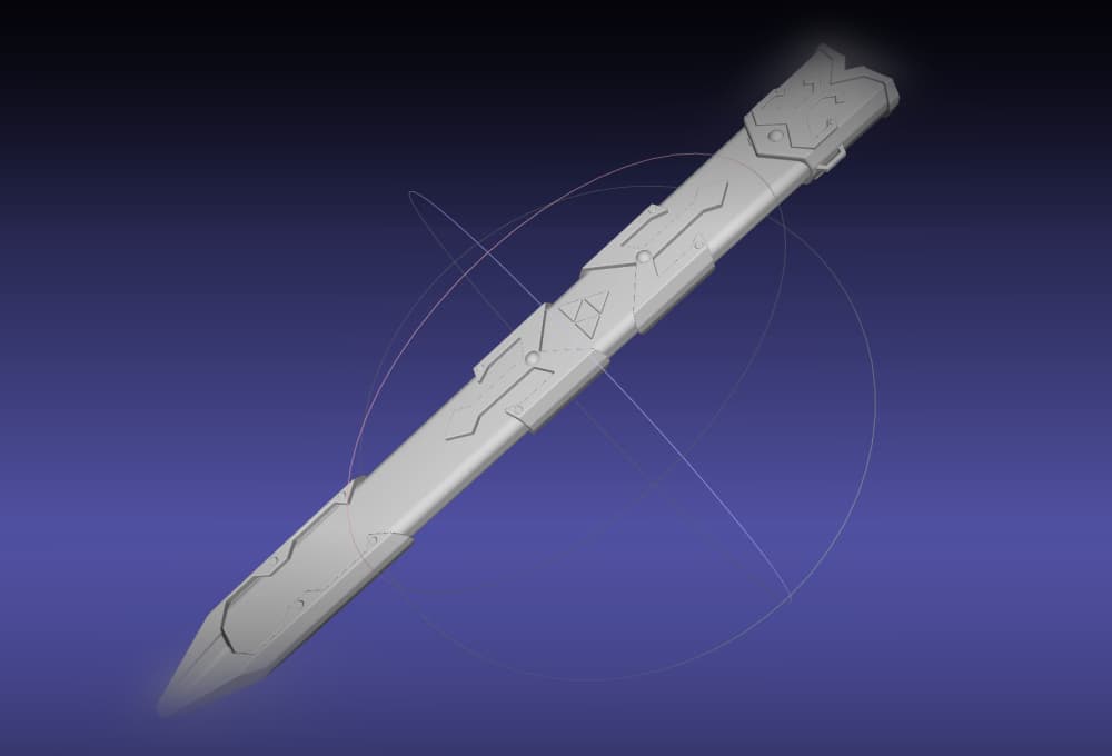 Zelda Master Sword Scabbard 3d model