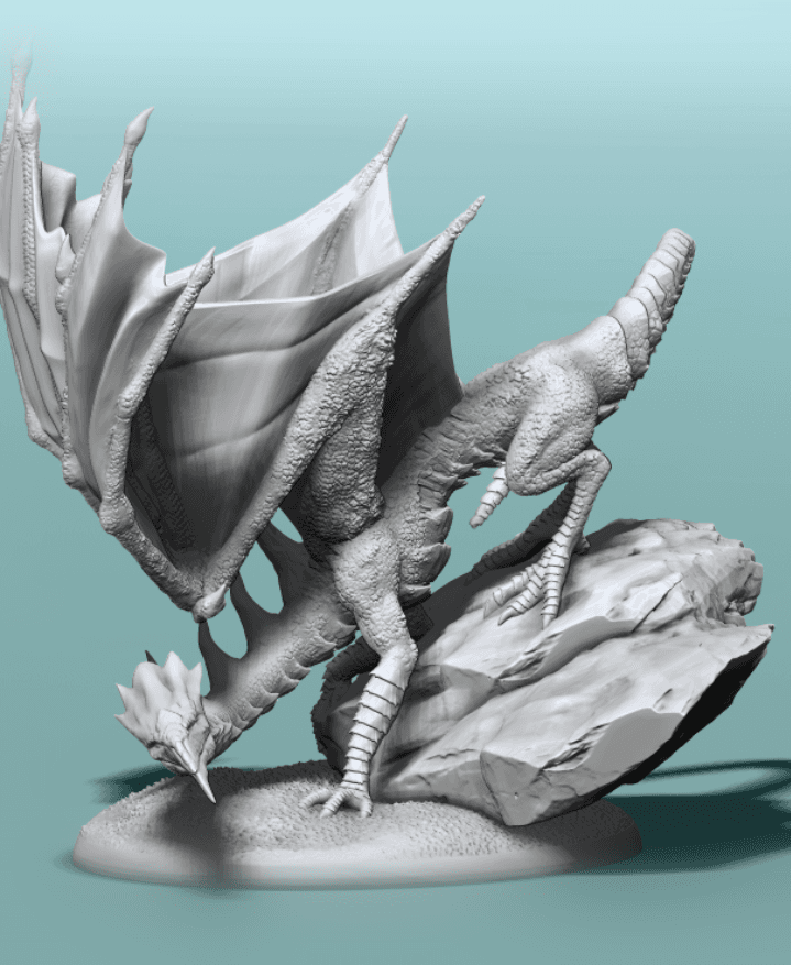 Deep Dragon (Purple Dragon) 3d model