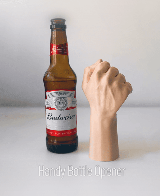 Handy Bottle Opener 3d model