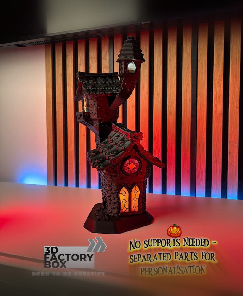 Spooky Church - Halloween Special - No supports 3d model