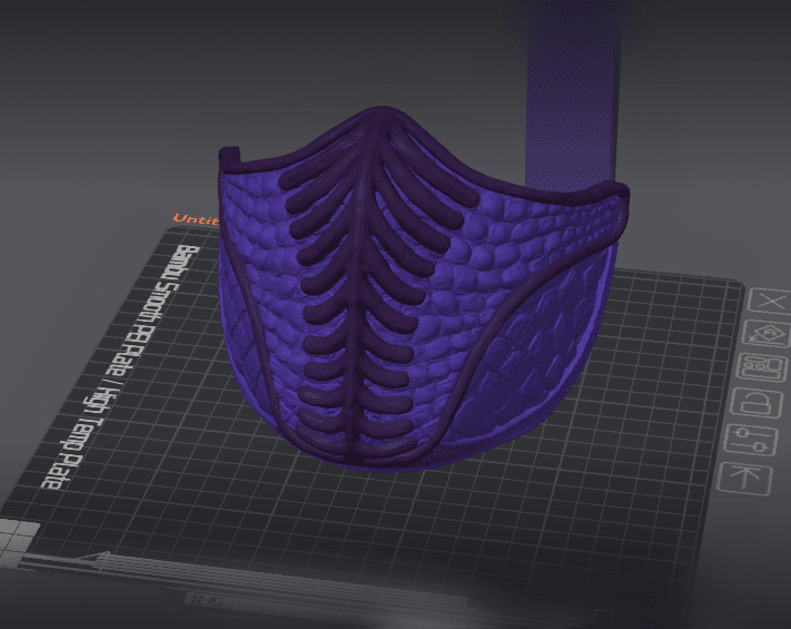 MK Bi-Han Mask 3D Printer STL file 3d model