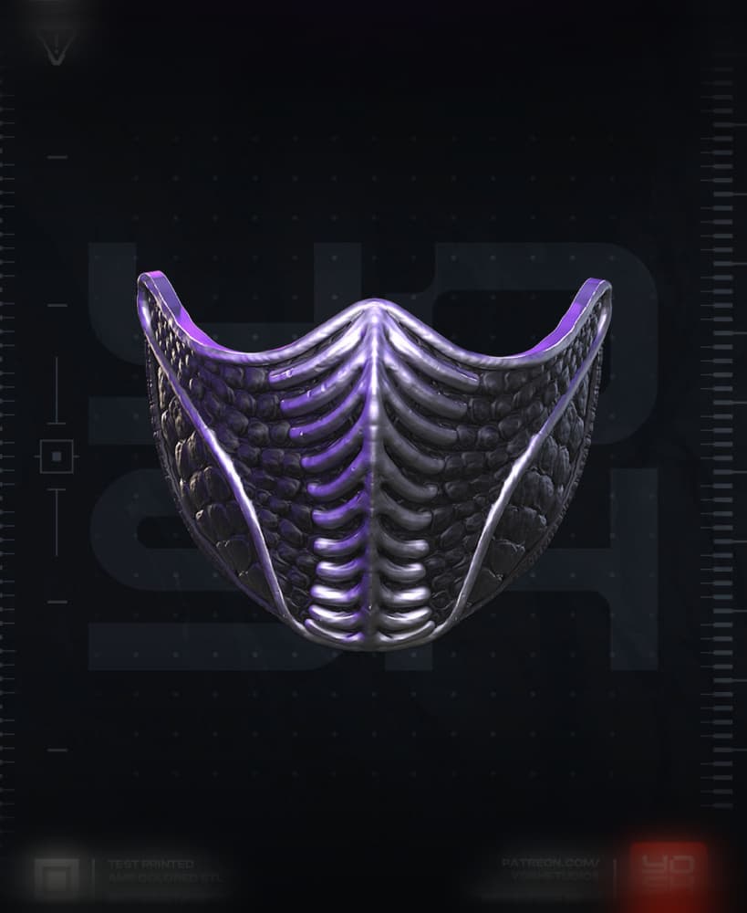 MK Bi-Han Mask 3D Printer STL file 3d model