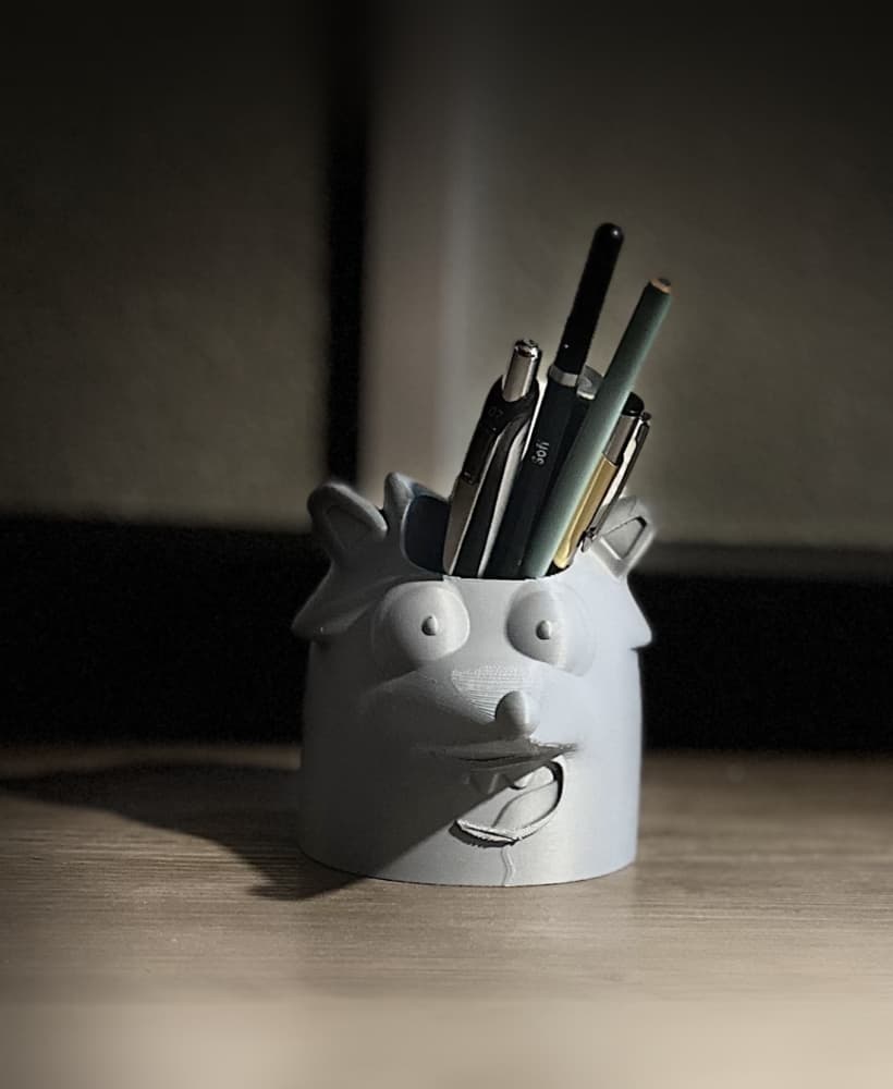 Rigby Pencil Holder 3d model