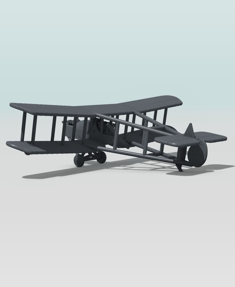 1:144 R.A.F. F.E.2b 3d model