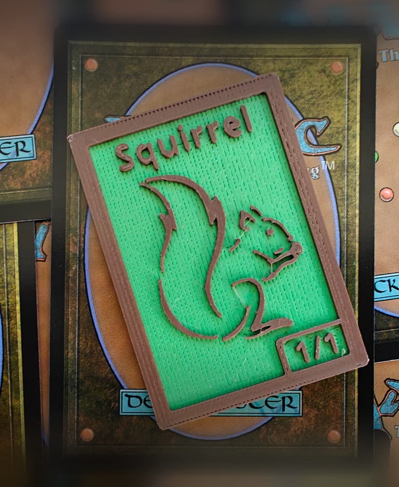MTG Squirrel Token 3d model