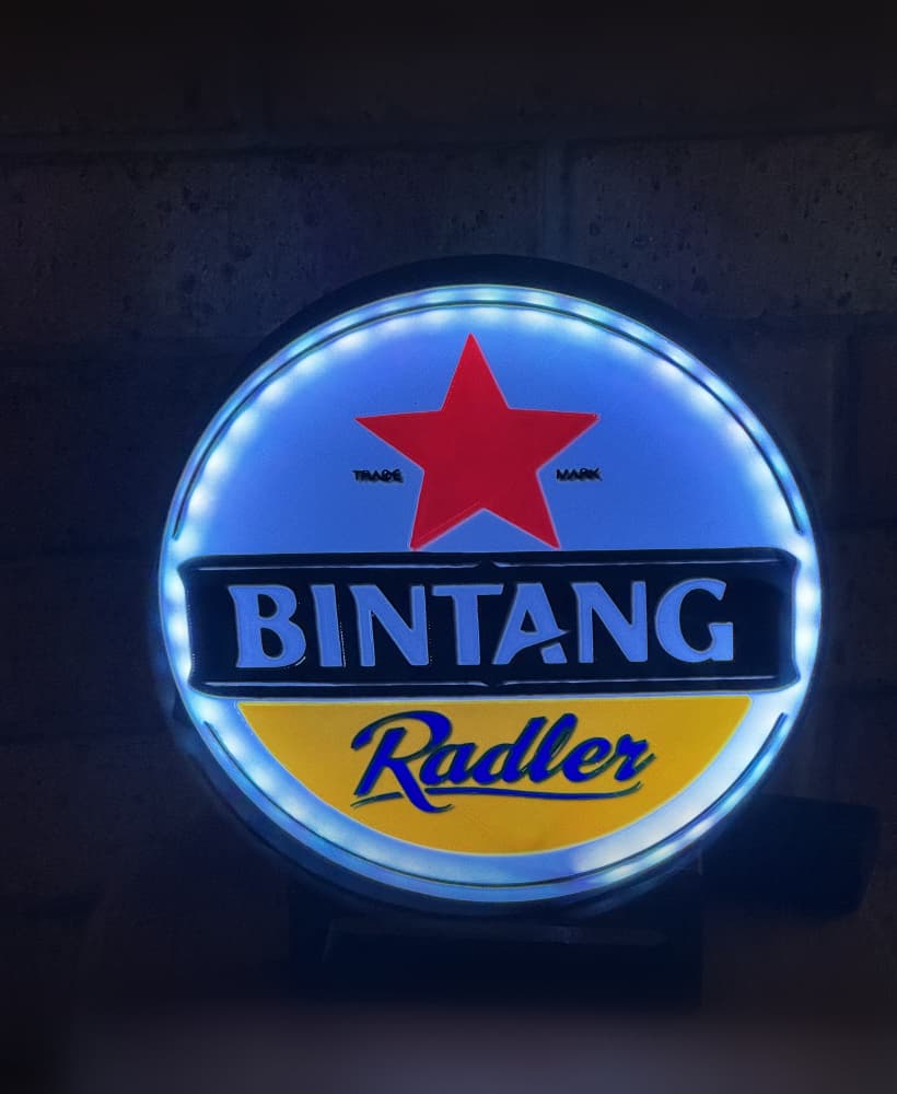 Bintang Radlers Light box 3d model