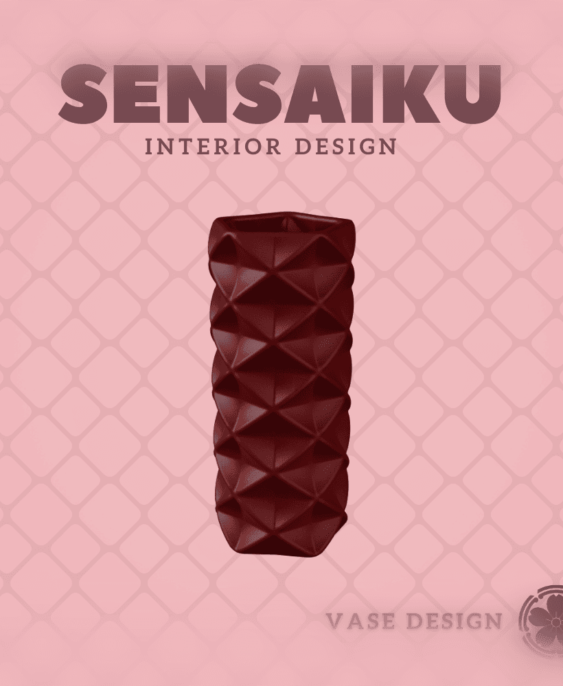 242. Cylinder - V193 - Twist and Taper Custom Vase Design - Ikebana Home Decoration 3d model