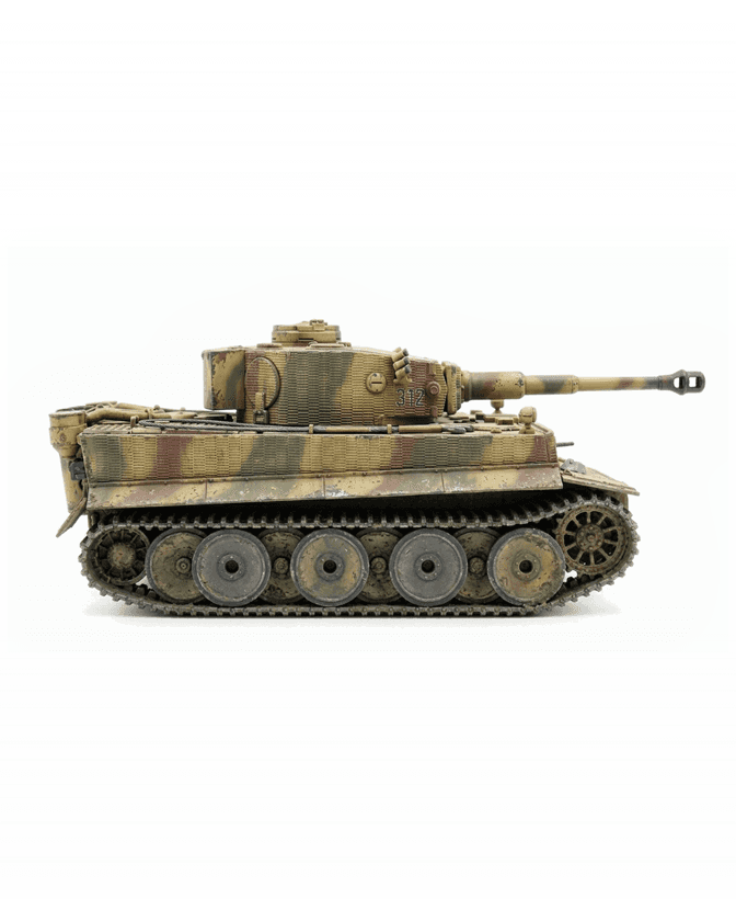 German tanks: Tiger I (Late Production) for printing 3d model