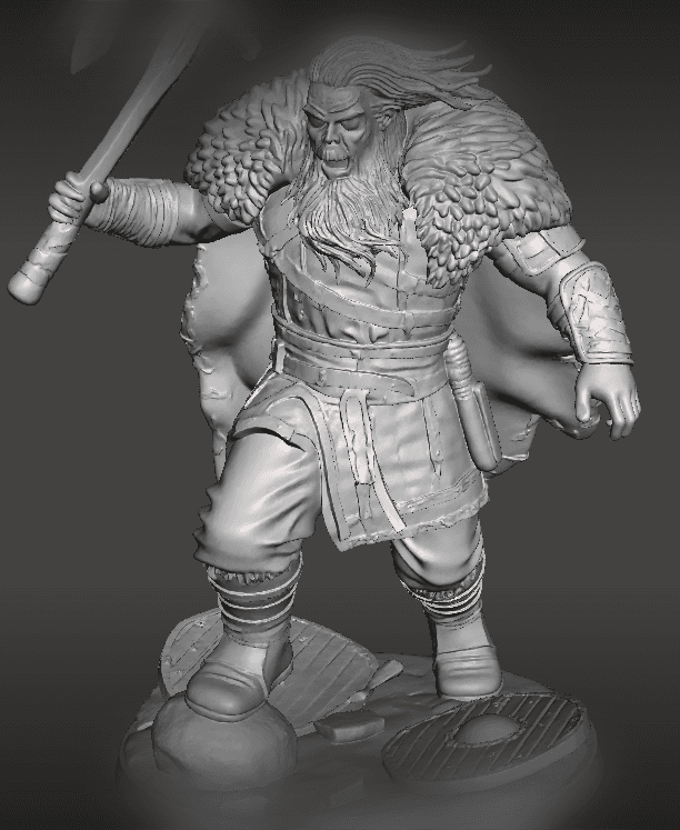 Viking Warrior 3d model