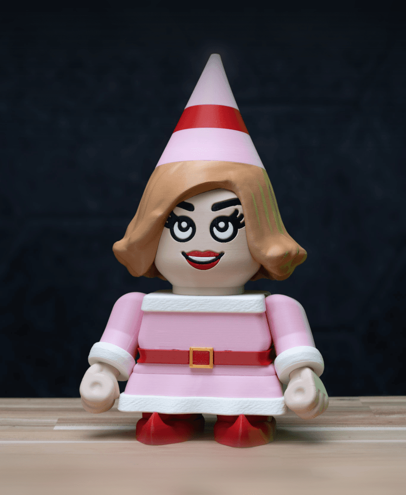 Chunky Jovie - Christmas Kit | No Supports, No AMS, No Glue 3d model