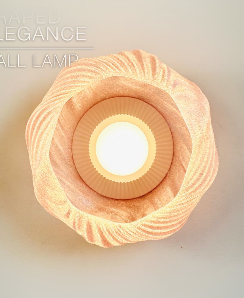 DRAPED ELEGANCE | Wall Lamp 3d model
