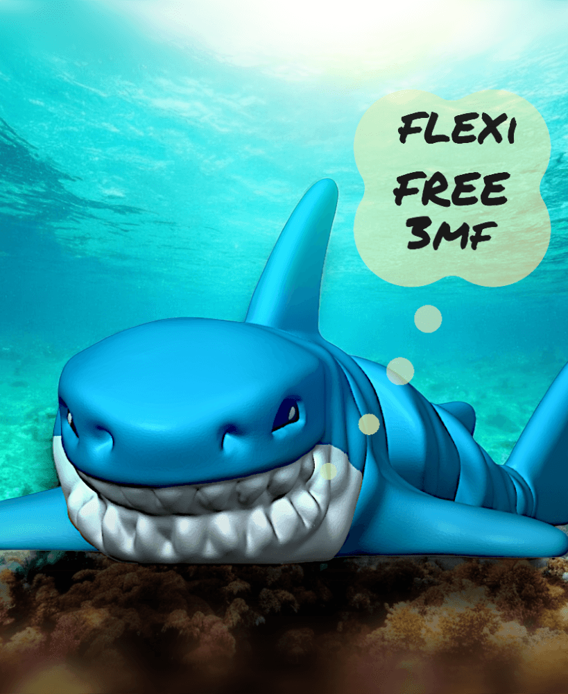 Flexi Shark 3d model