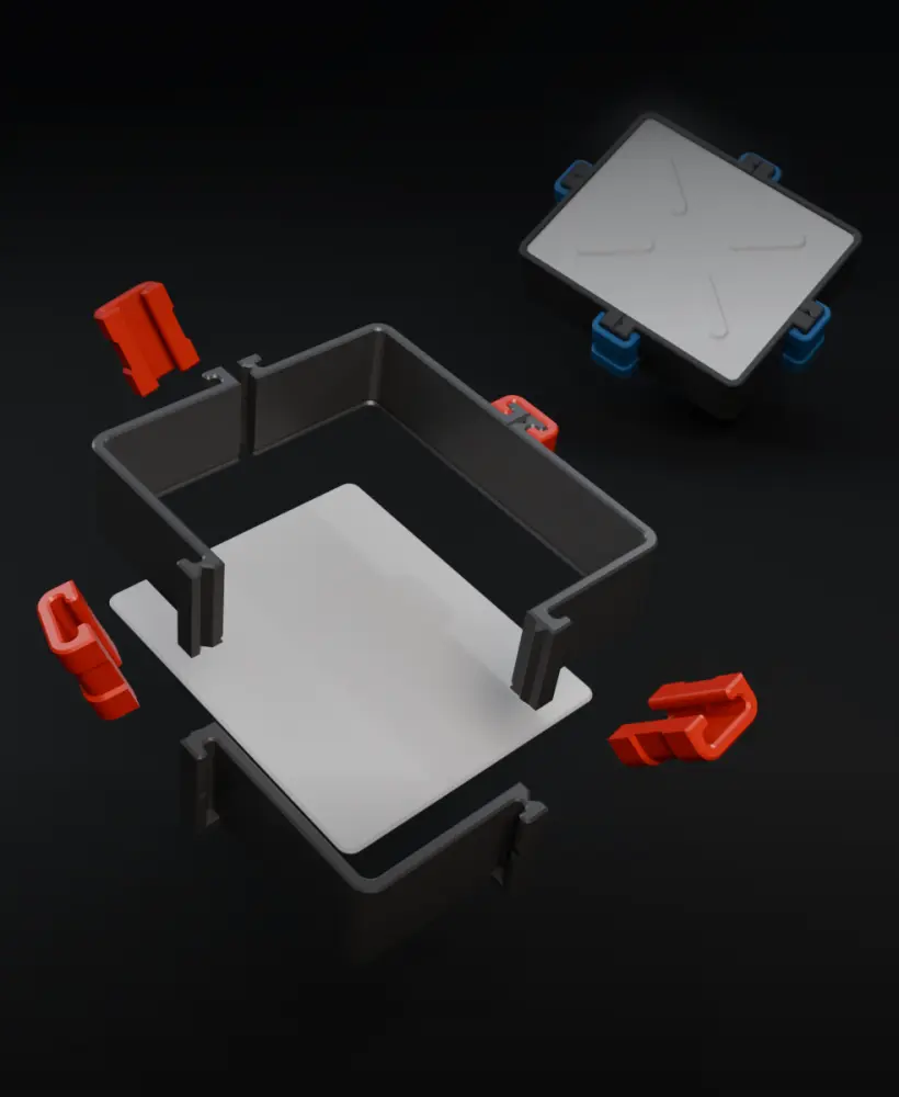 Modular mould 3d model