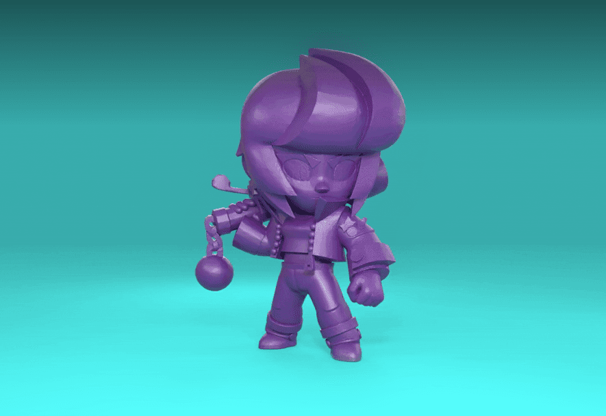 Bibi (Original) - Brawl Stars 3d model
