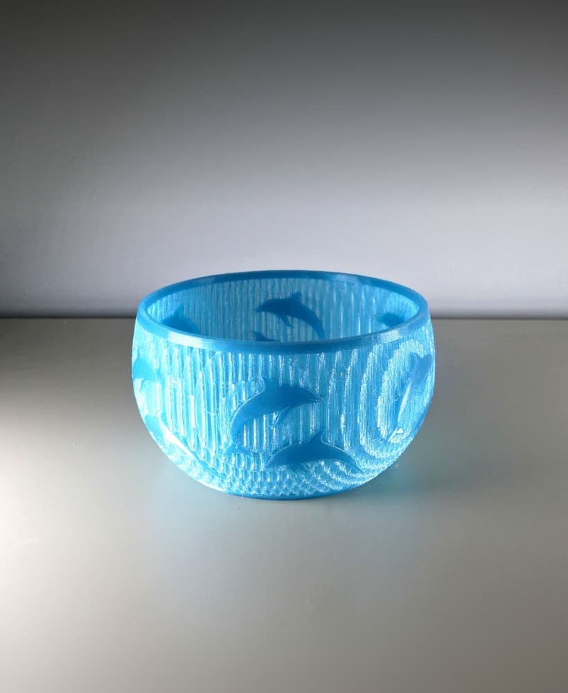 Infill Dolphin Bowl 3d model
