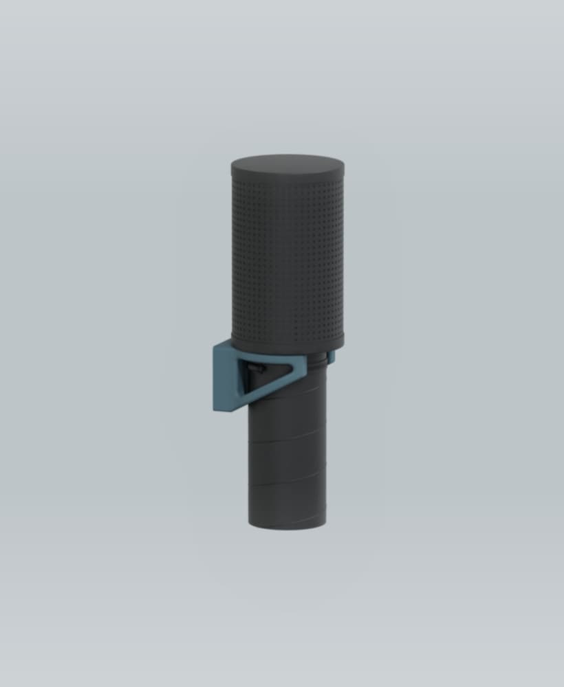 Filter Wall Mount 3d model
