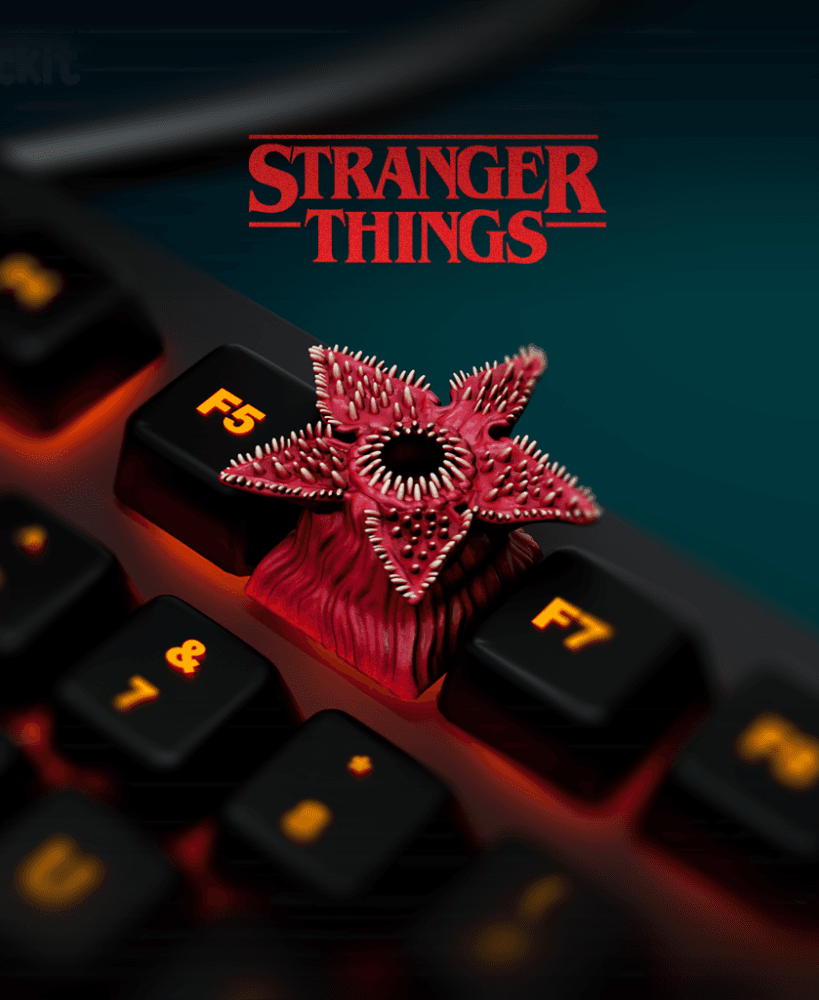 Demogorgon-Inspired Artisan Keycap – 3D Printable Horror Keycap (STL/3MF) 3d model