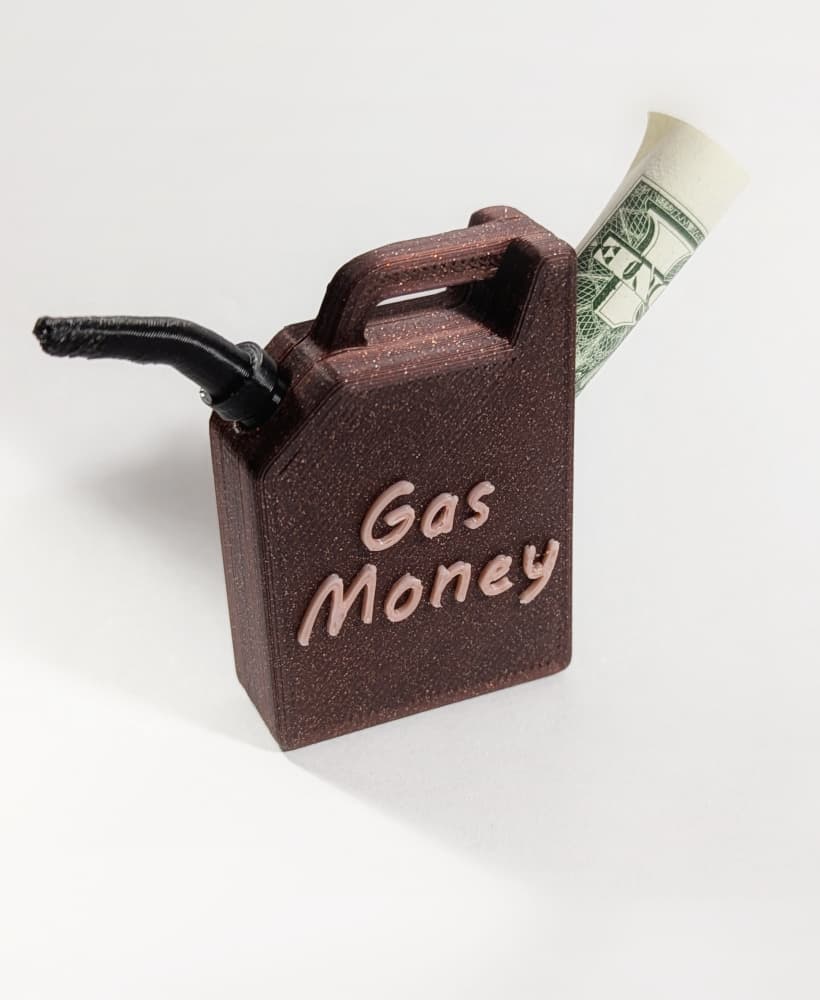Gas Money Cash Holder 3d model