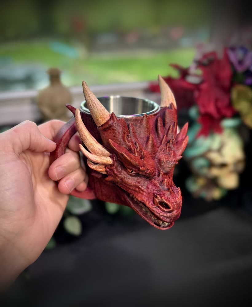 Dragon cup 3d model