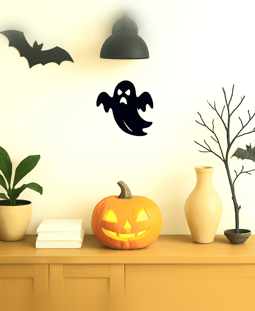 decoration murale d'halloween 3d model