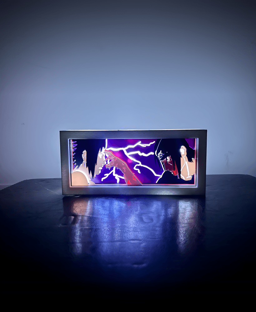 Itachi x Sasuke - LED Lightbox - NO AMS NEEDED 3d model