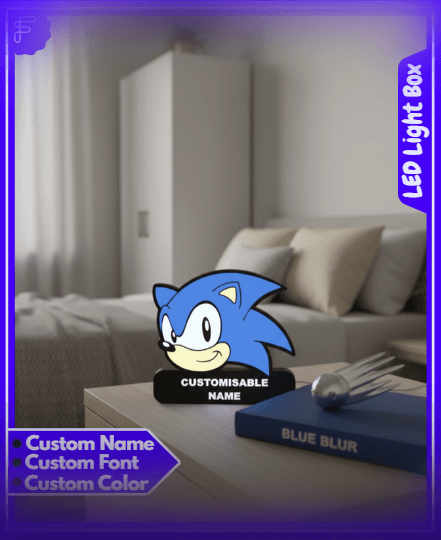 Sonic the Hedgehog - LED Strip compatible 3d model