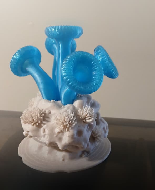 Aquarium Dendogyra Coral Decoration 3d model