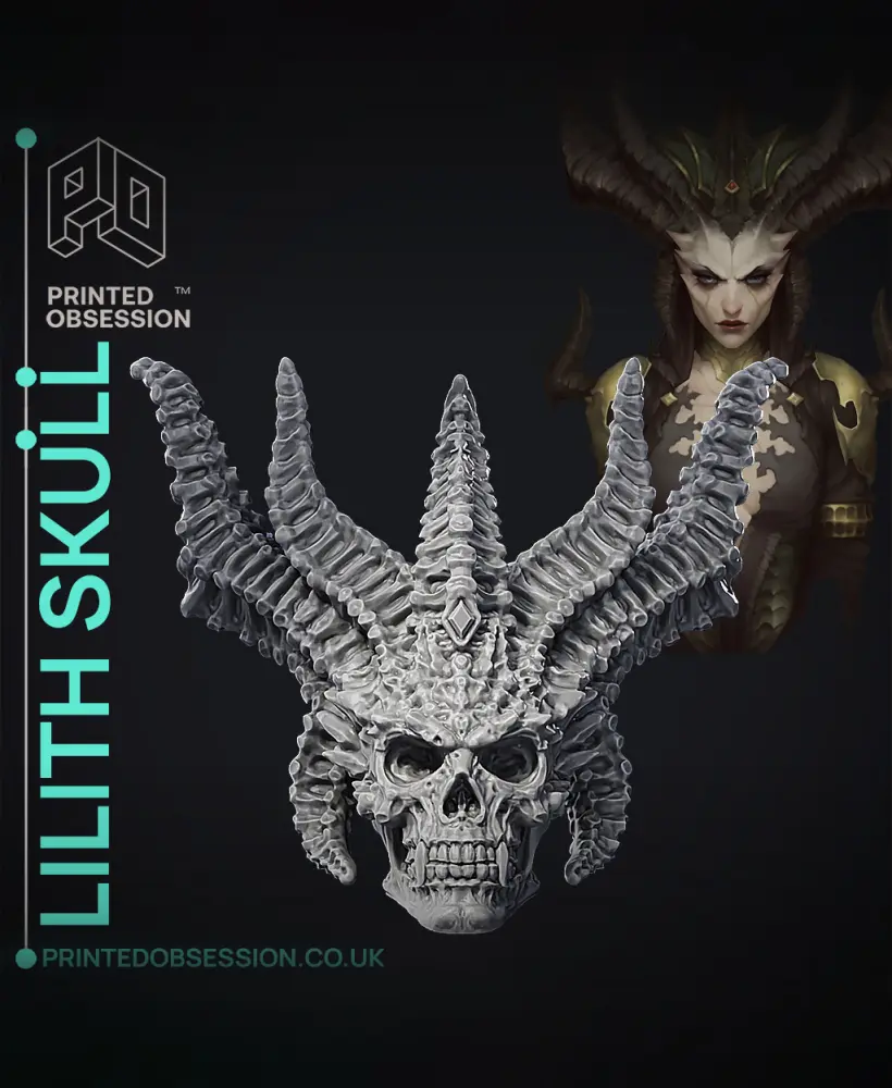 Lilith's Skull - Diablo V - Fan Art 3d model