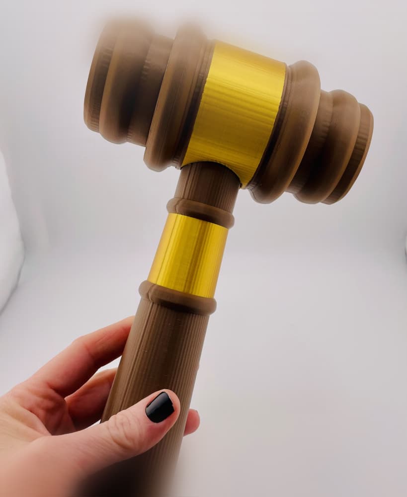Judge's Gavel Double Clicker 3d model